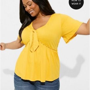 NWT Torrid Cotton Jersey V-Neck